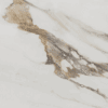 Macchia Antica Porcelain close-up with warm gold veining and soft grey movement across a white surface
