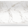 Entzo Porcelain slab with soft marble style veining on white background