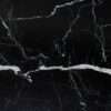 Black Mirage Porcelain slab with dramatic white veining on black surface